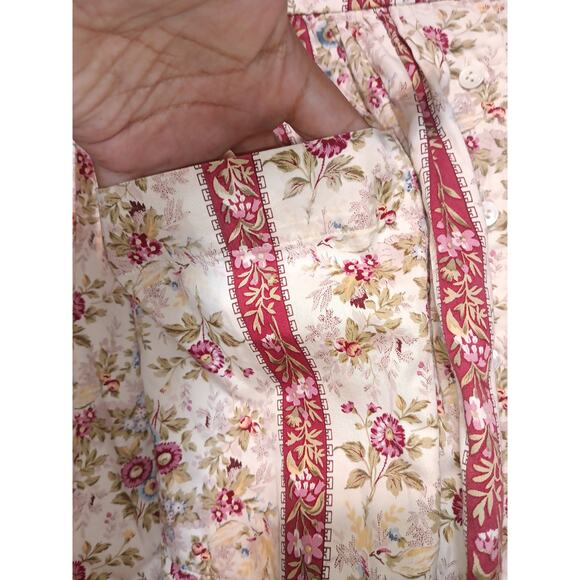 Women's Pleated Floral Skirt size 4 - Picture 2 of 3